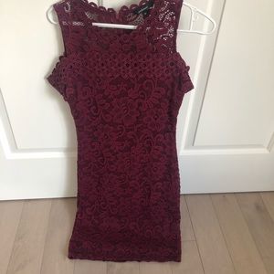 Off the shoulder lace dress